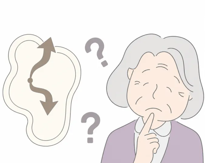 認知症のイメージイラスト