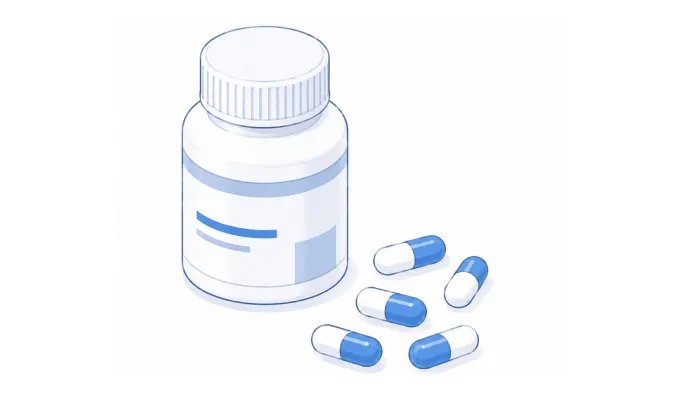 消炎剤のイラスト